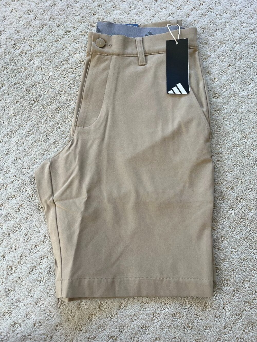 Tan Adidas Golf shorts